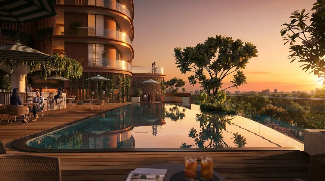 Eldeco Terra and Sol infinity Pool
