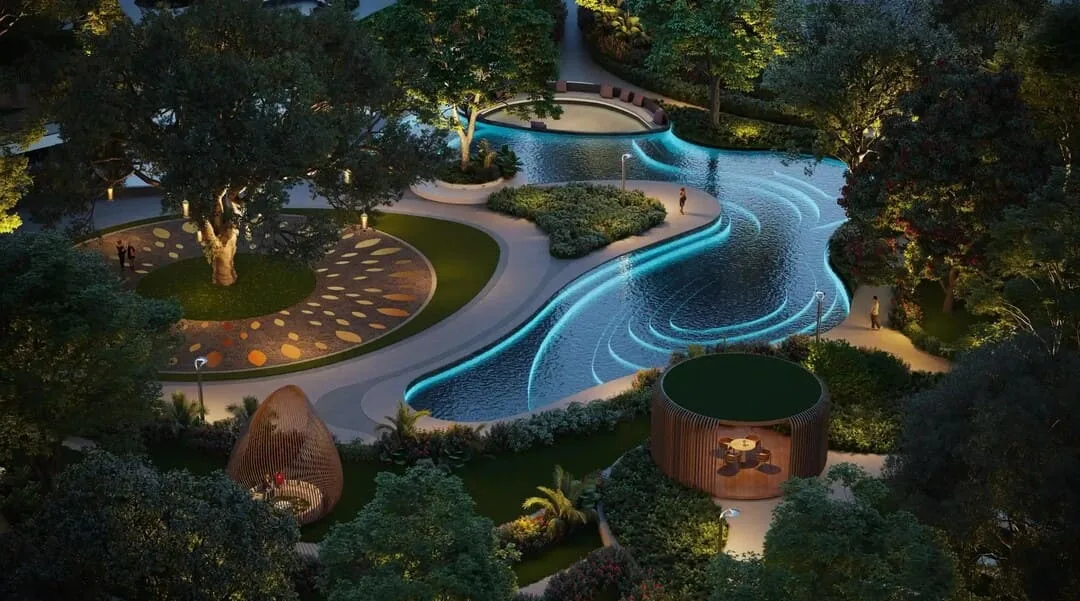 M3M Forestia East Nature Pond