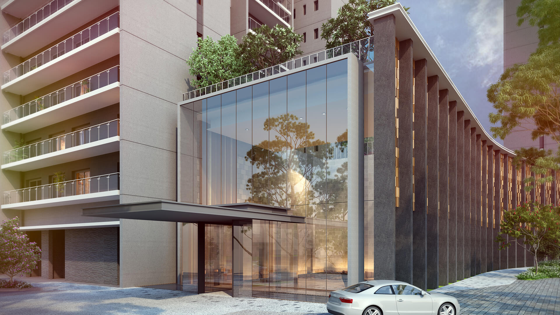 3 BHK 1956 Sq.Ft. Apartment for Sale in Krisumi Waterfall Residences
