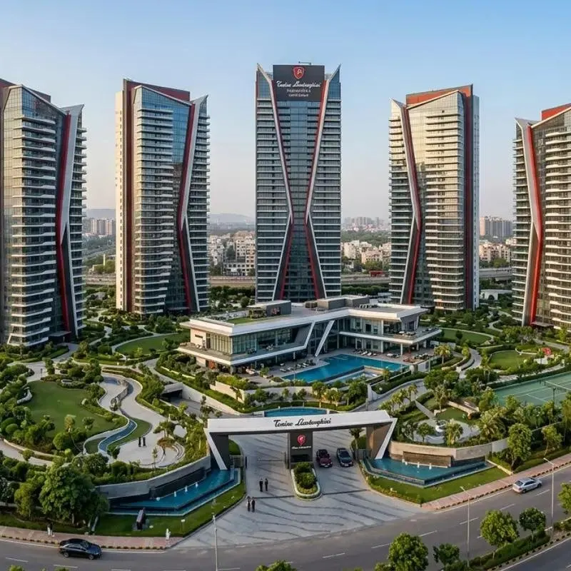 Signature Global Tonino Lamborghini Residences Elevation View