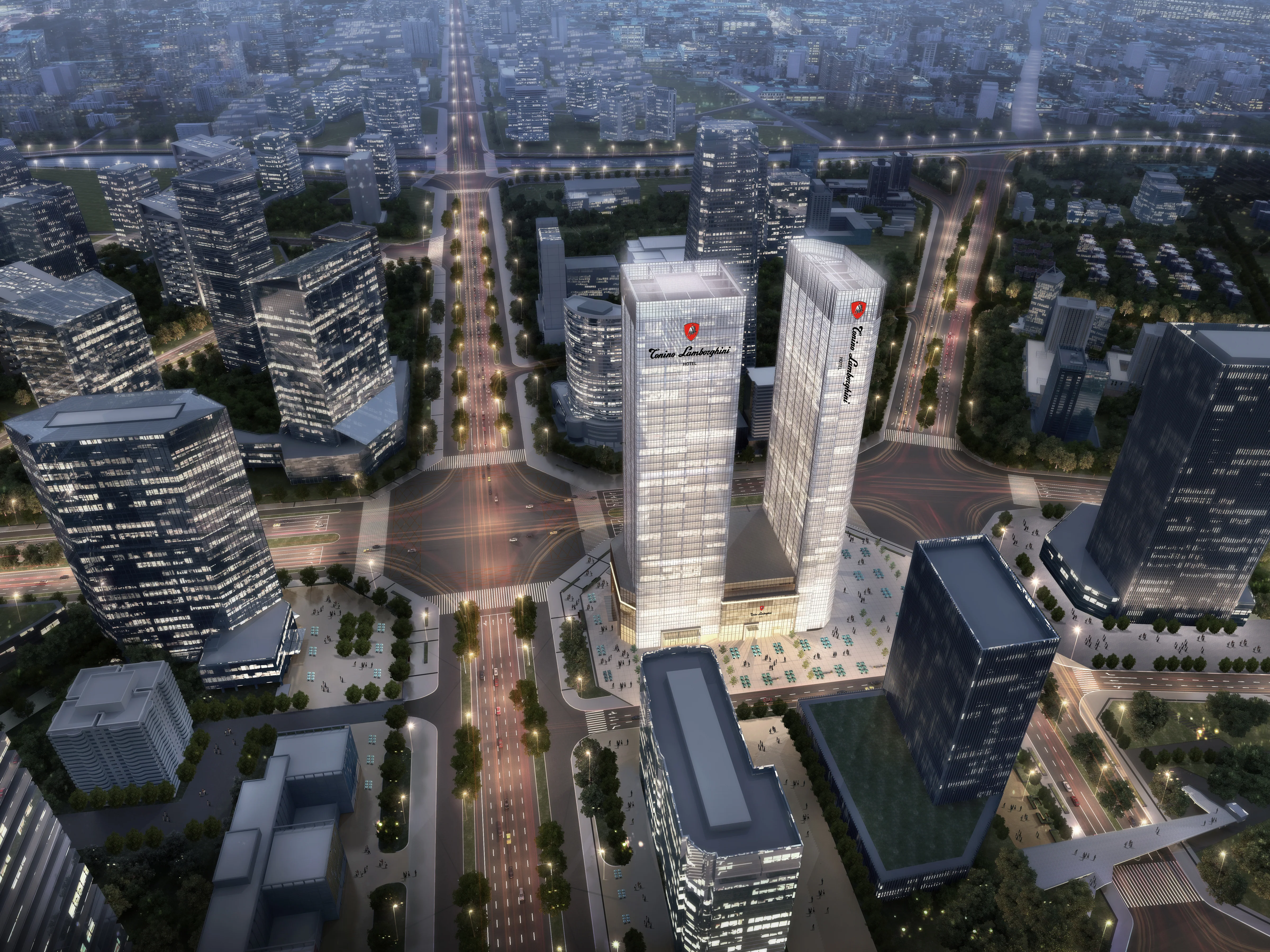 Signature Global Tonino Lamborghini Residences Aerial View