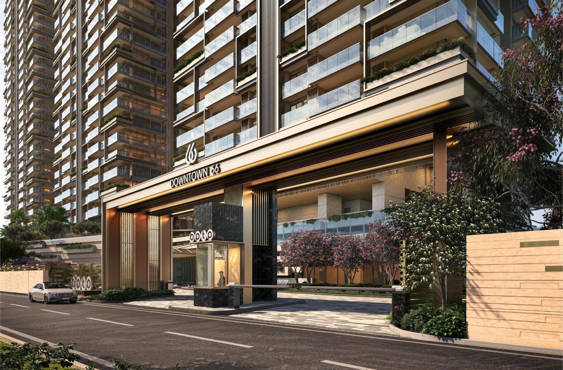 BPTP Downtown 66 Entrance