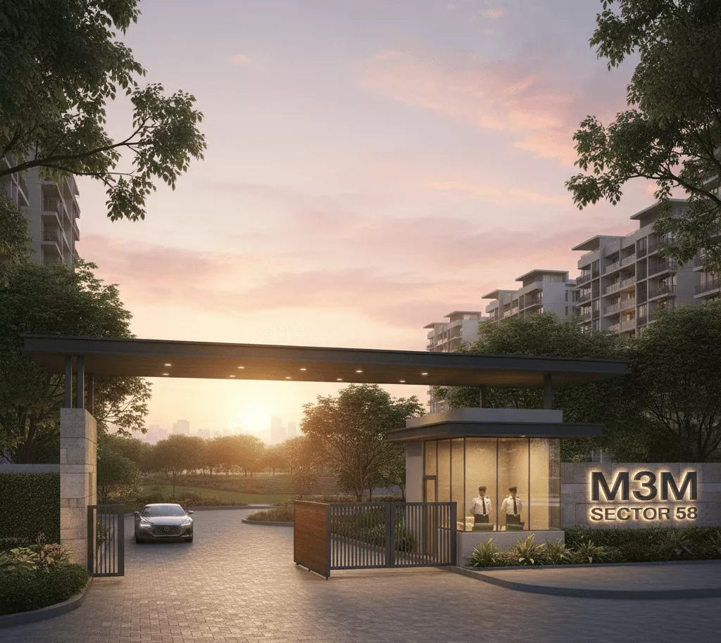 M3M New Launch Sector 58 Gurgaon Entrance