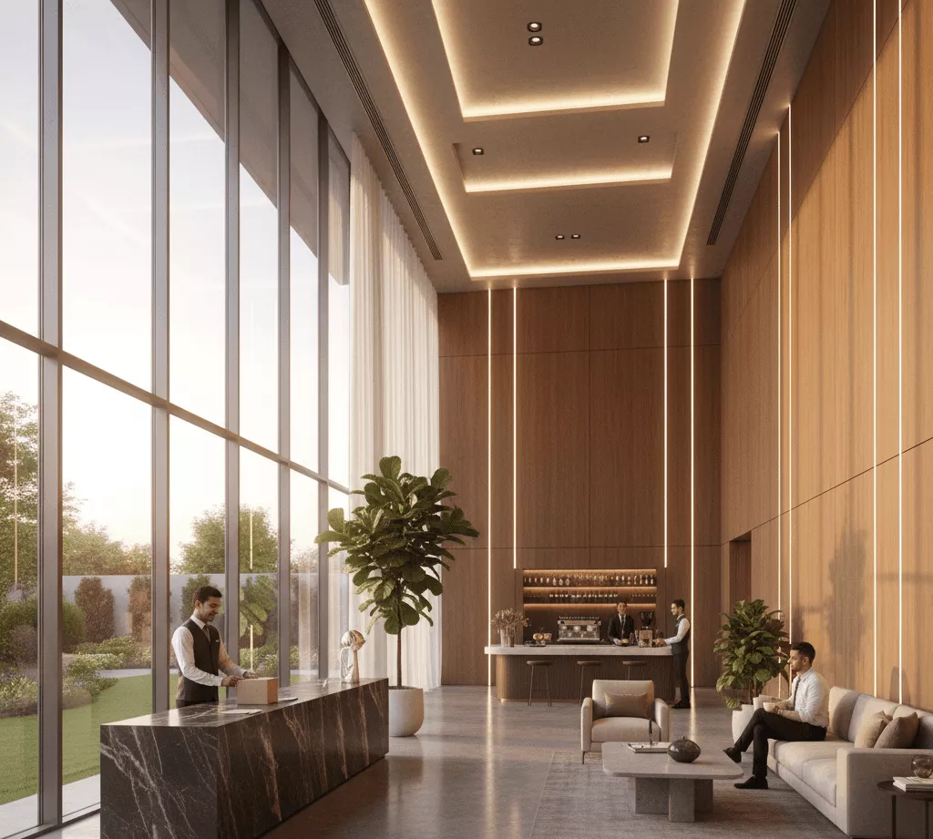 M3M Sector 58 Reception Area