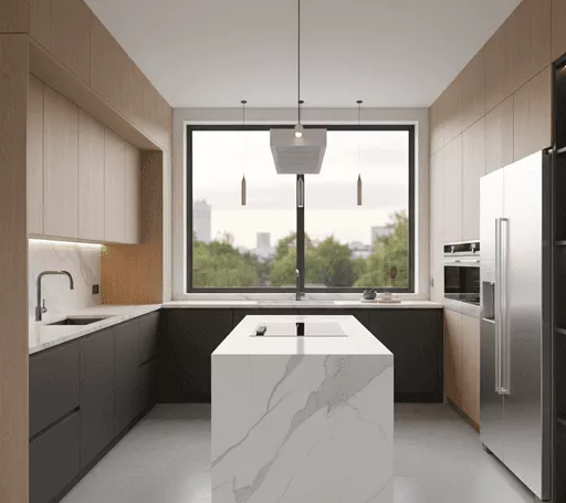M3M Sector 58 Kitchen