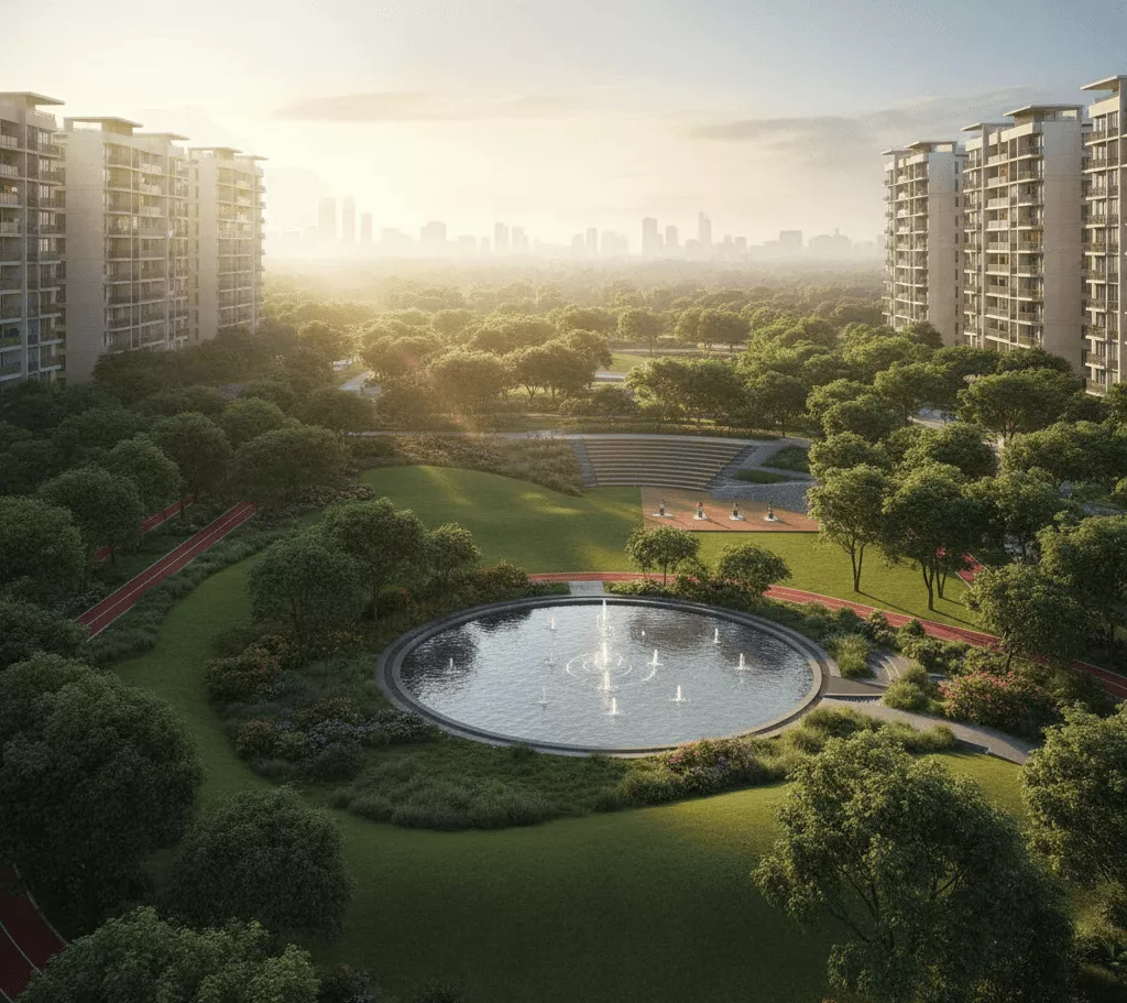 M3M Brabus Residence Sector 58 Gurgaon Landscape Fountain