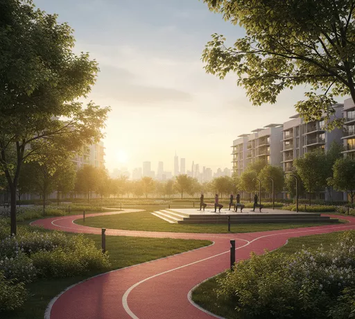 M3M Sector 58 Jogging Tracks