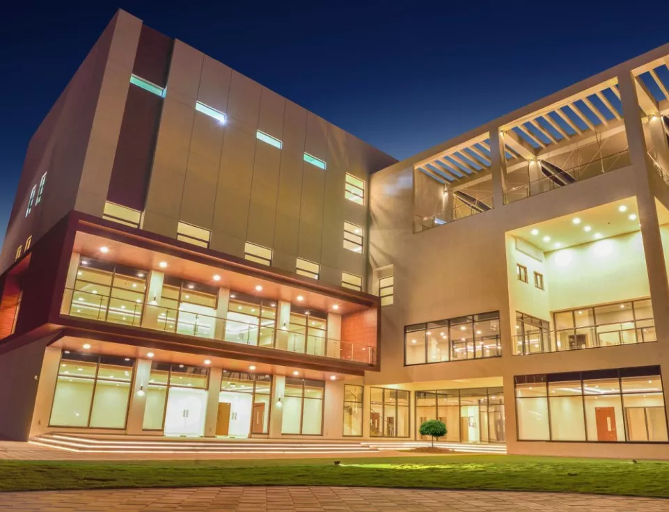 Sobha International City External Faced Night View