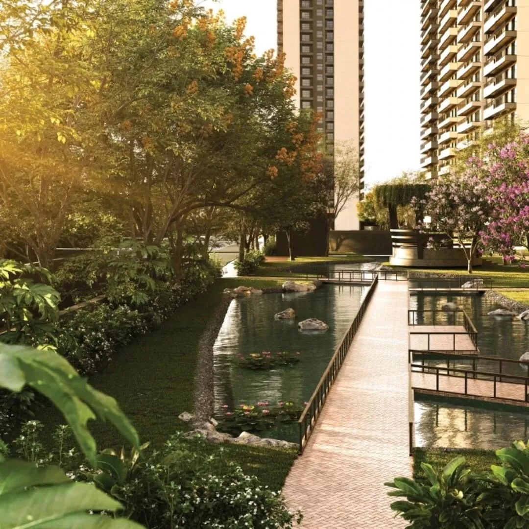 Sobha Rivana Landscaped Creek