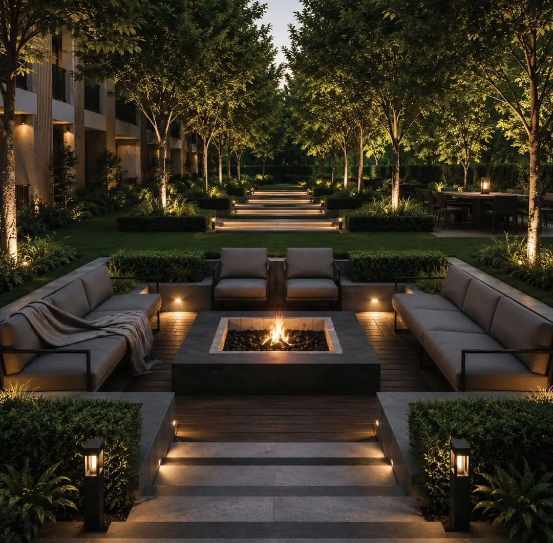 Godrej Samaris Fire Pit Lounge