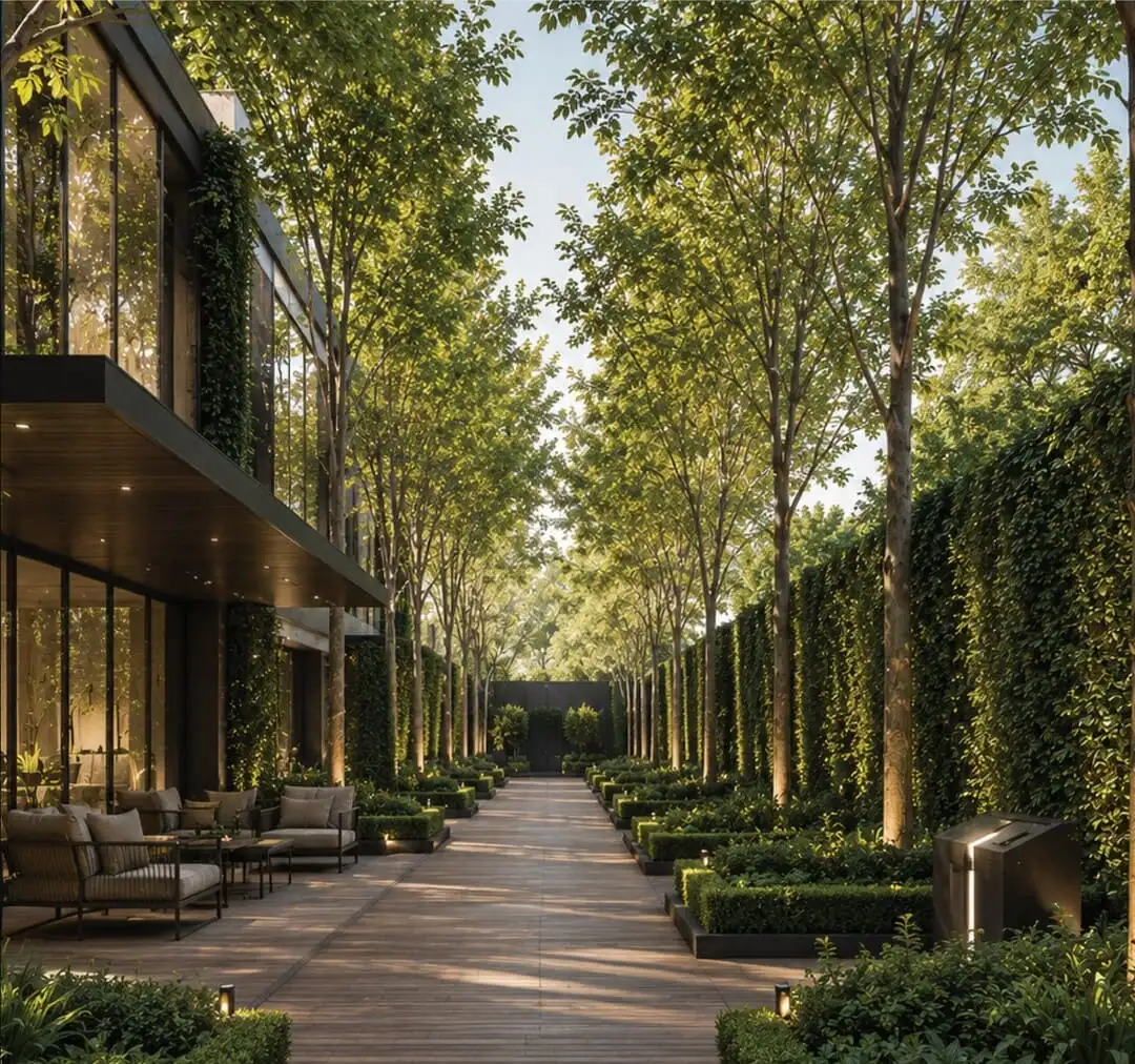 Godrej Samaris Landscaped Walkway