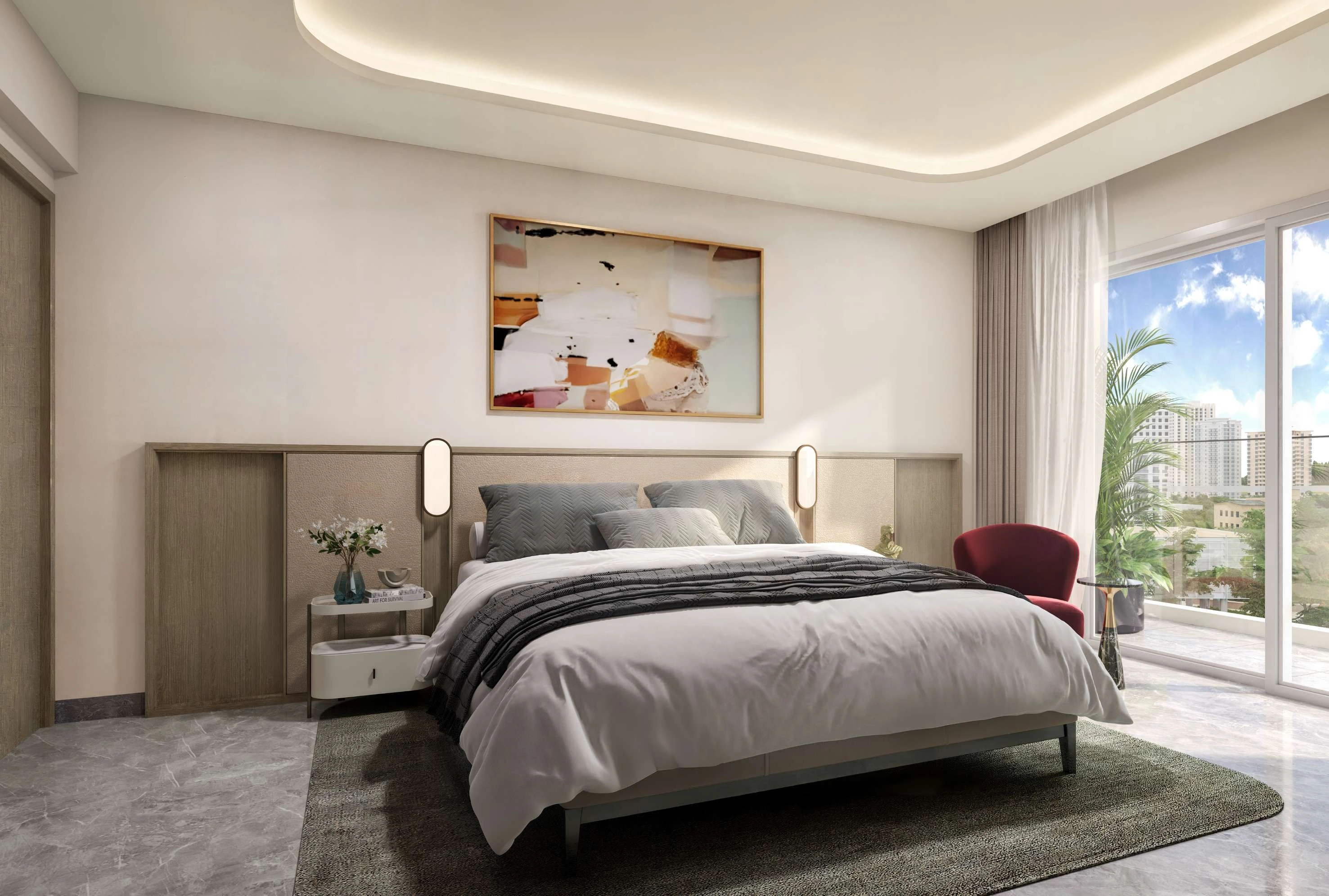 DLF The Westpark Bedroom