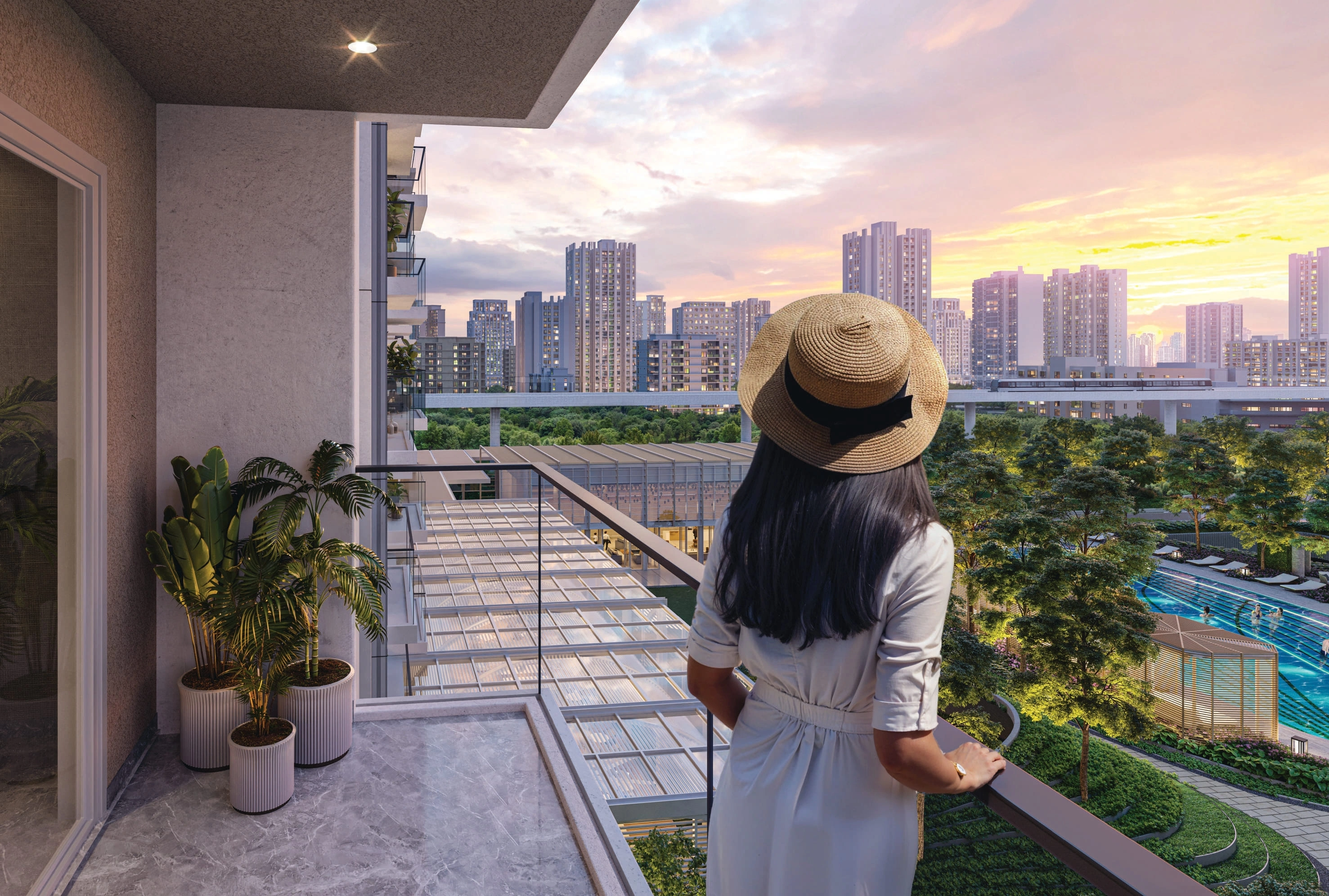 DLF The Westpark Balcony