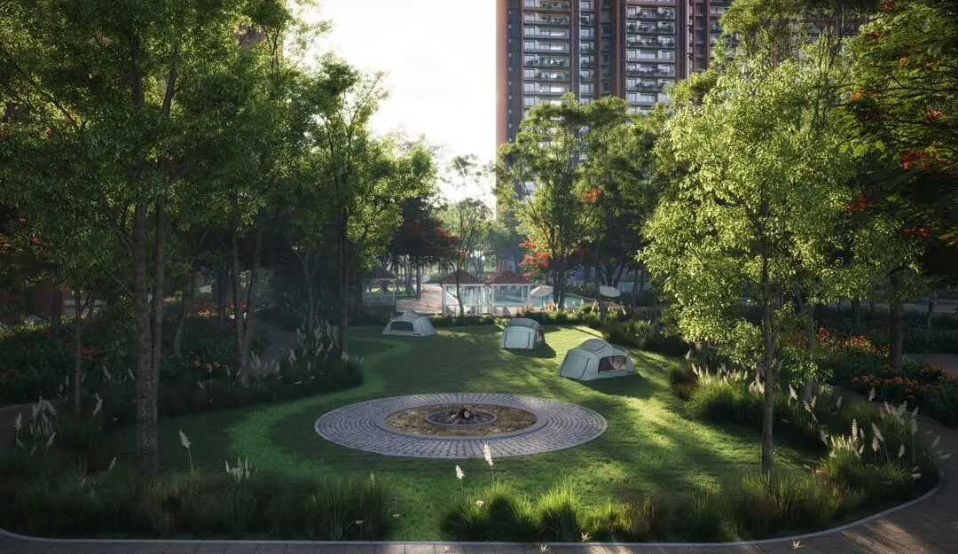 Sobha Aranya Bonfire Circle