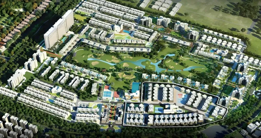 Godrej Exquisite Villas Aerial View