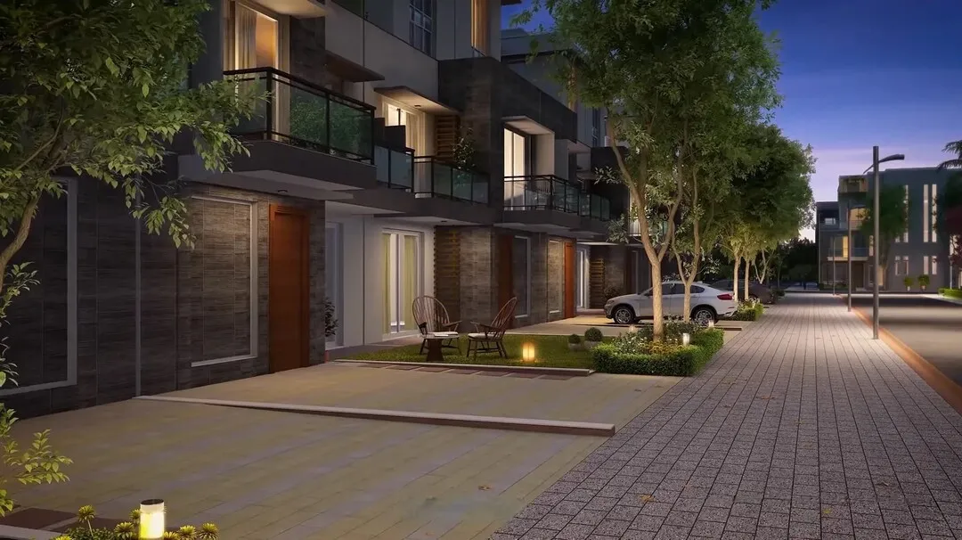 Godrej Exquisite Villas Driveway Area
