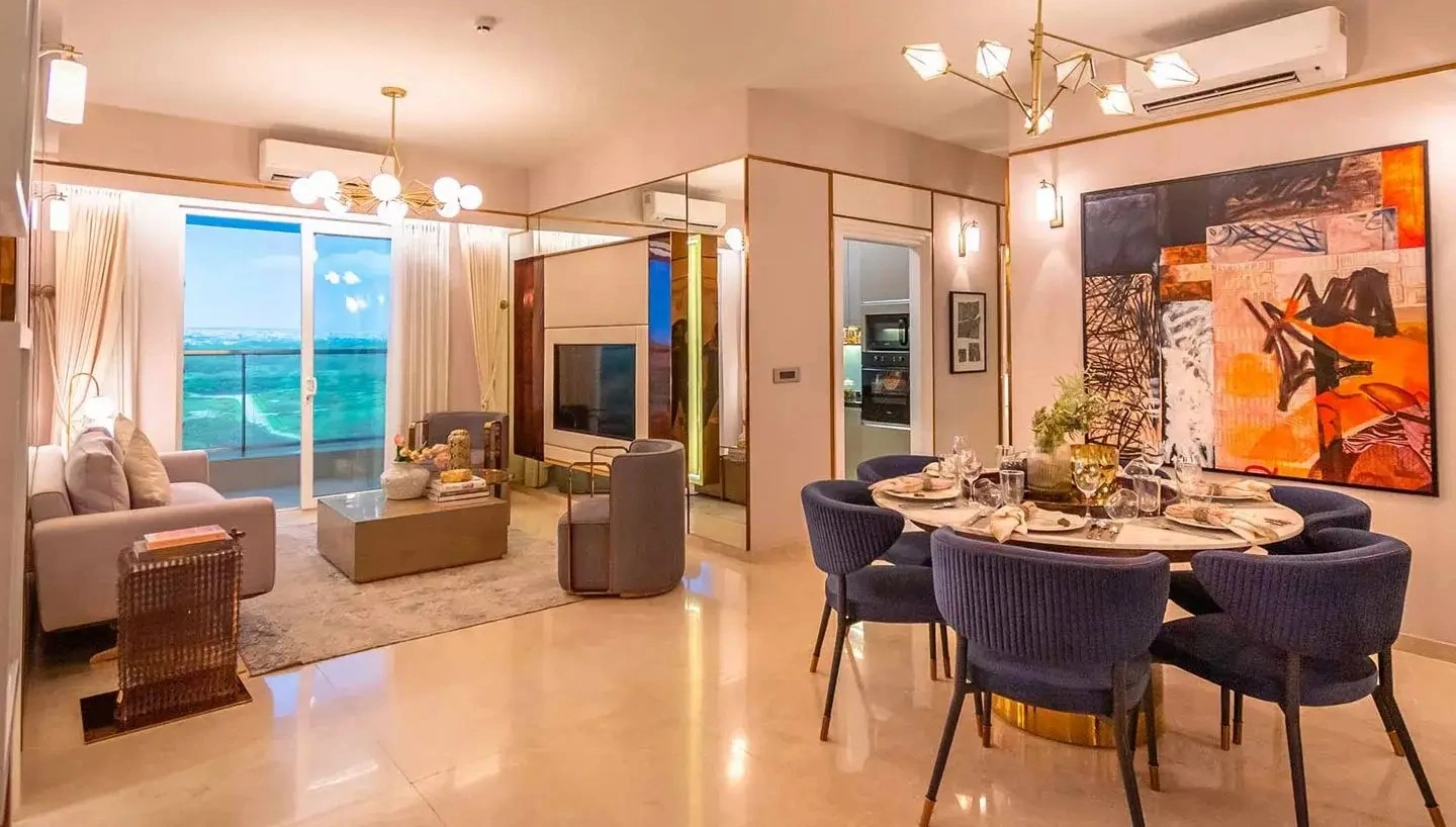 DLF Privana West Living Room