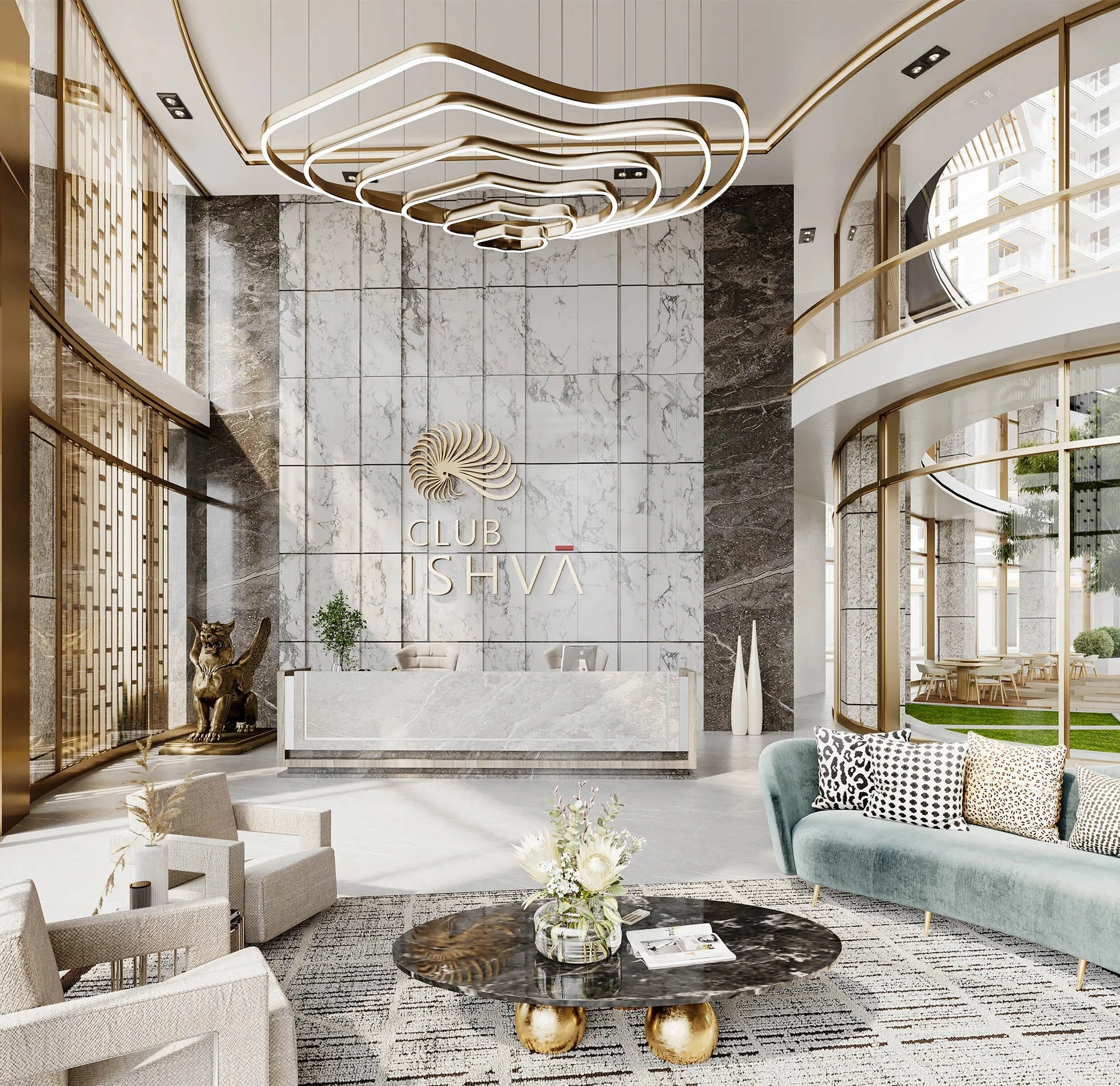 TARC Ishva Entrance Lobby