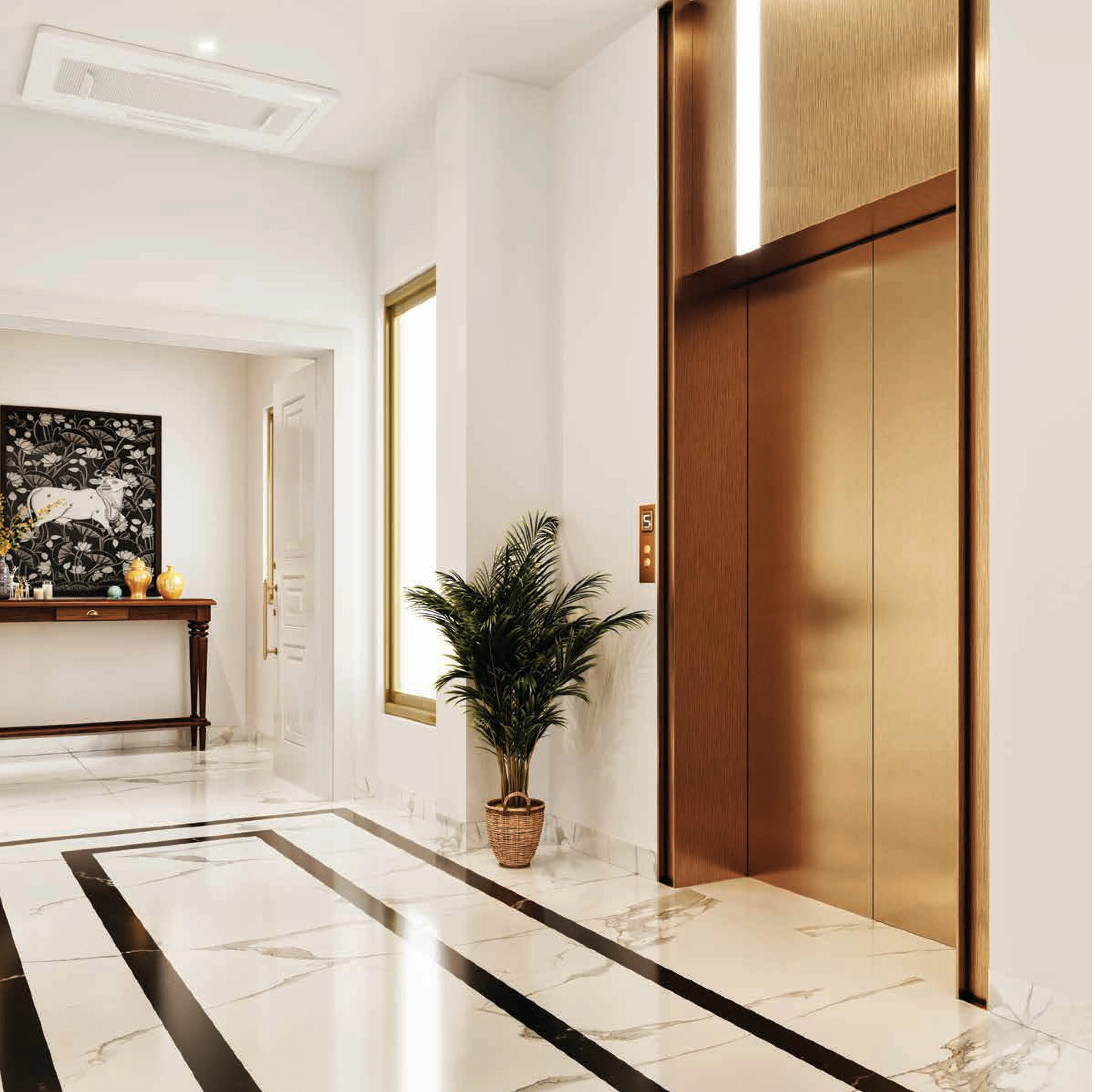 TARC Ishva Lift Lobby