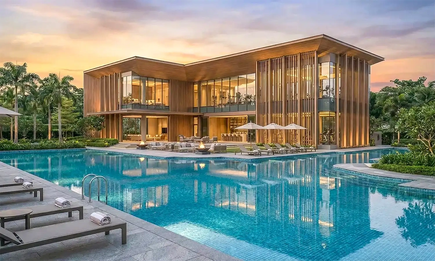 Adani The Marq Clubhouse Pool