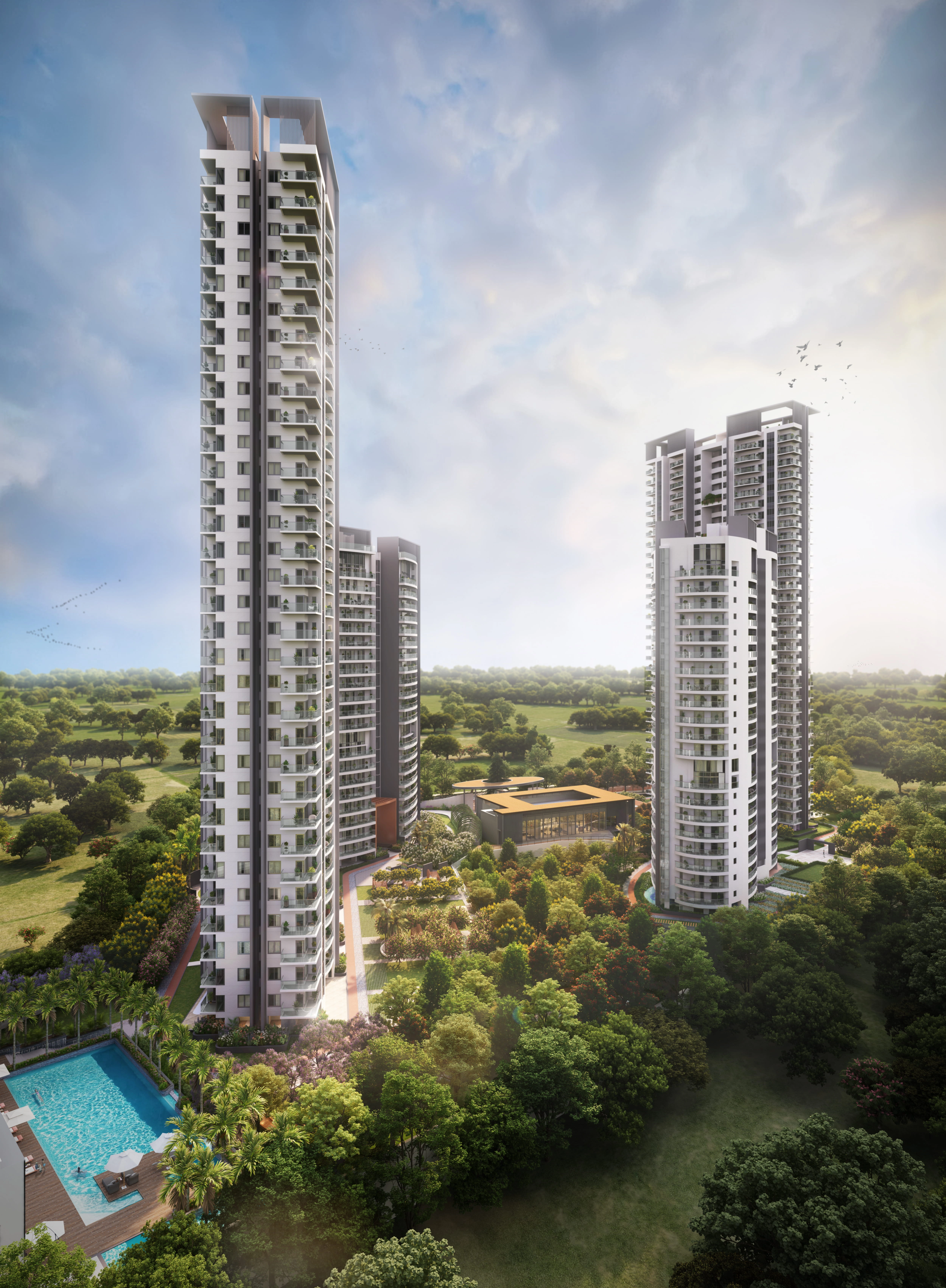 Adani Lushlands Elevation