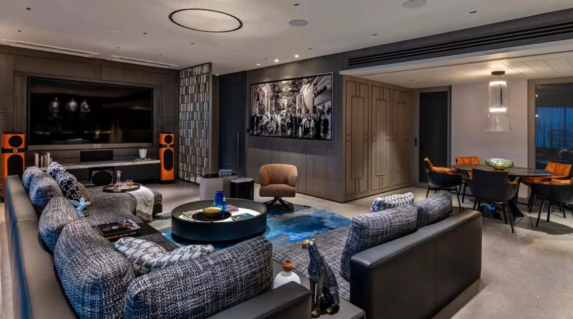 Godrej Woods Evergreen Living Area