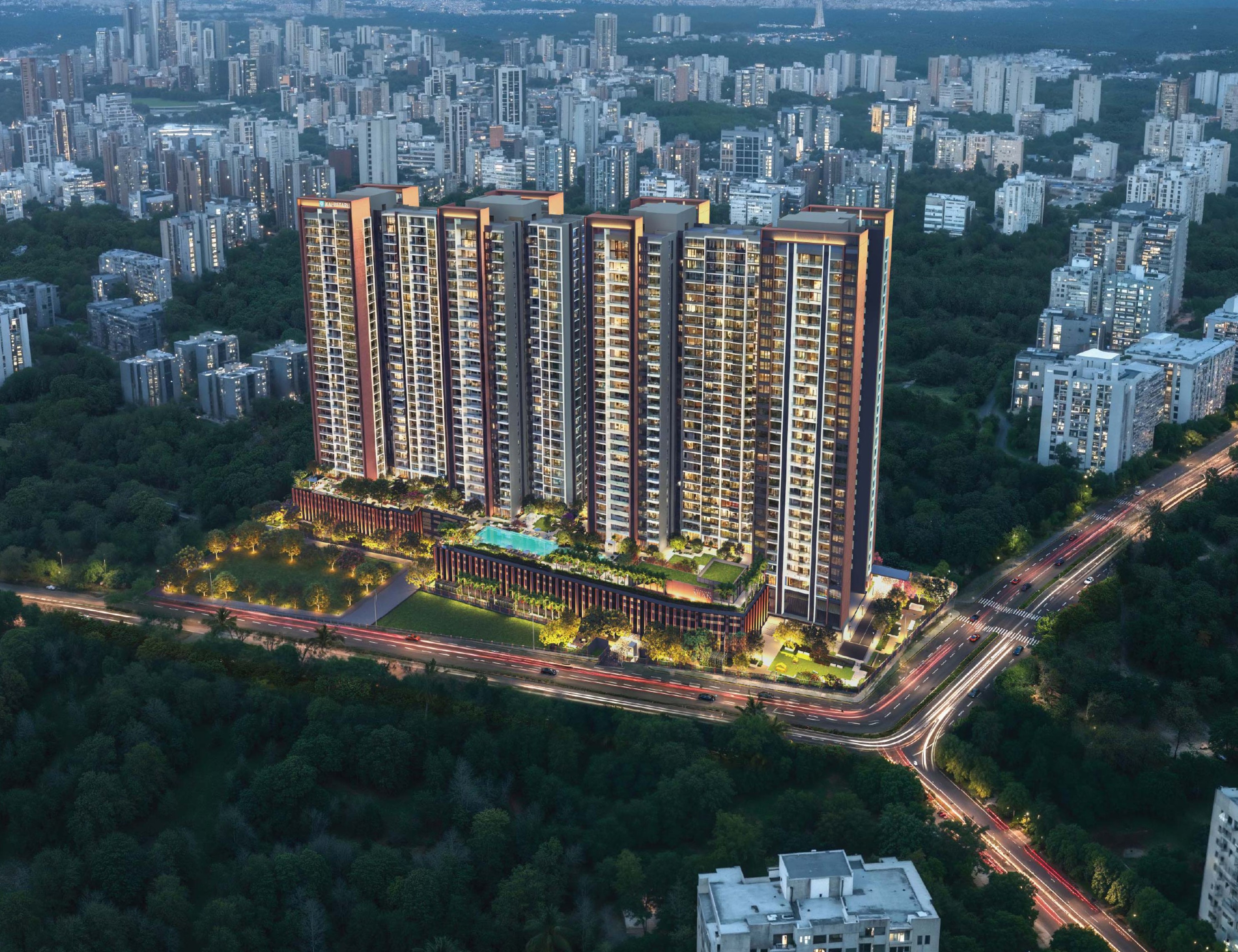 Kalpataru Vian Aerial View