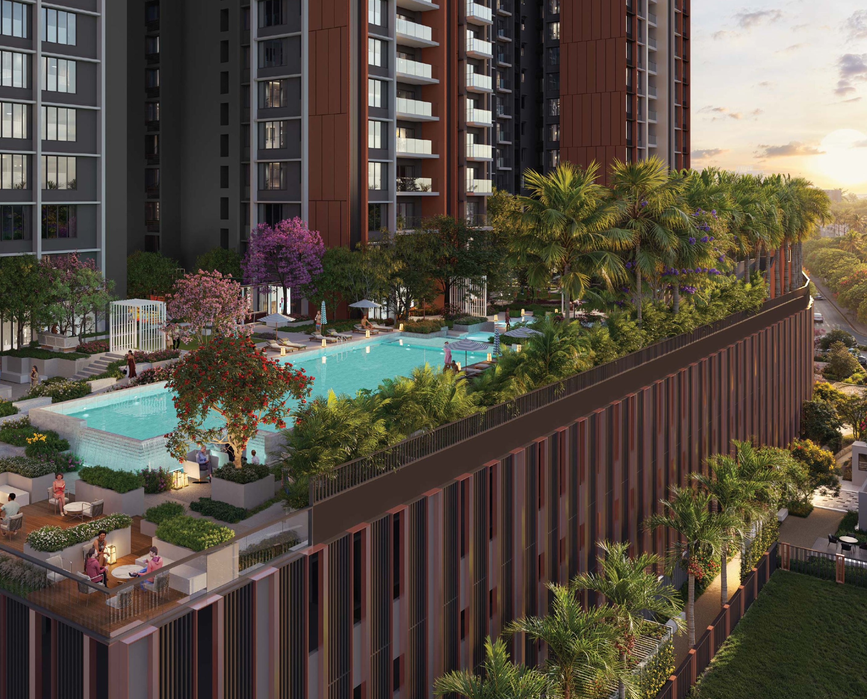 Kalpataru Vian Terrace View