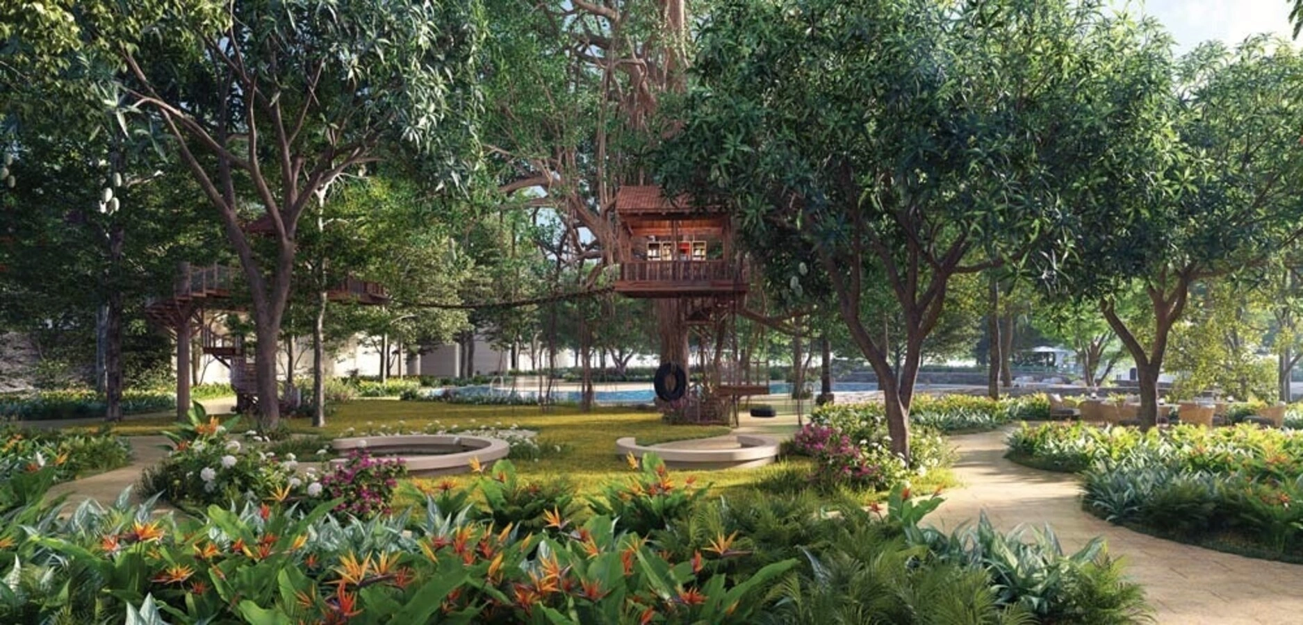 Lodha Haven Garden Area