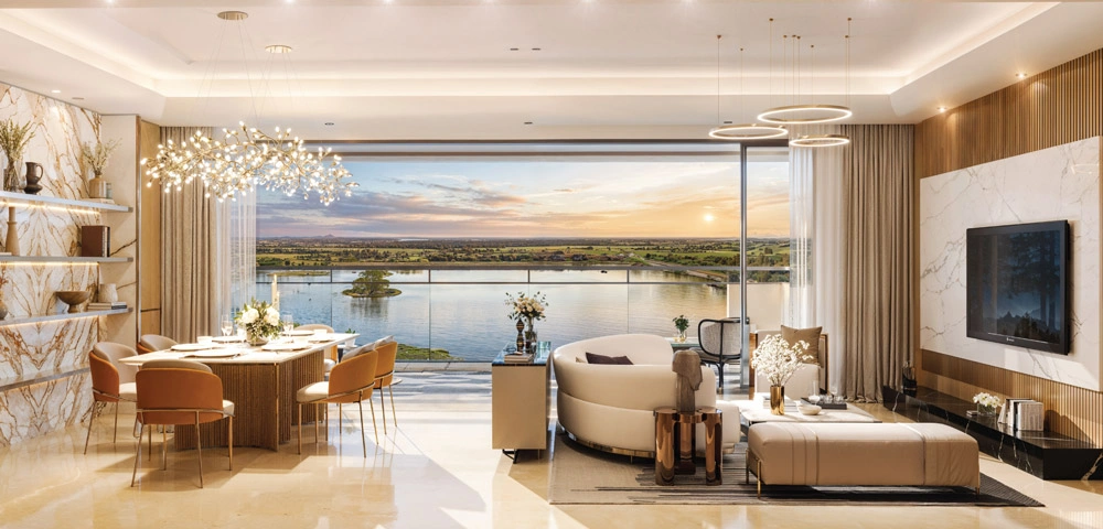 Lodha Haven Living+ dinning Area