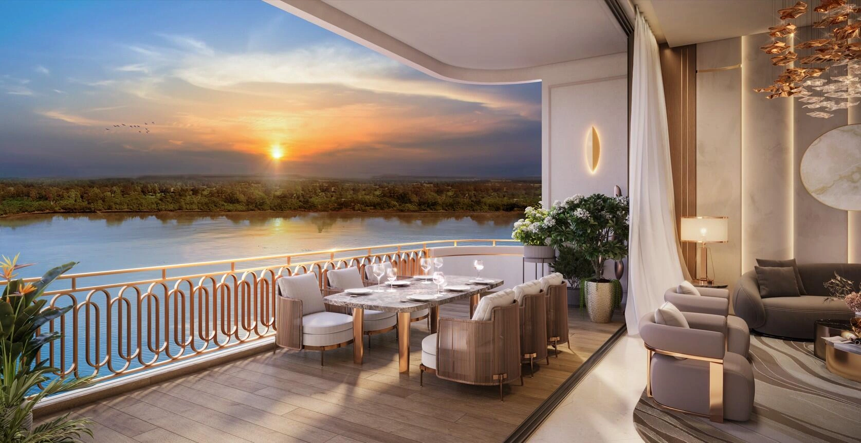 Lodha Elanza Balcony