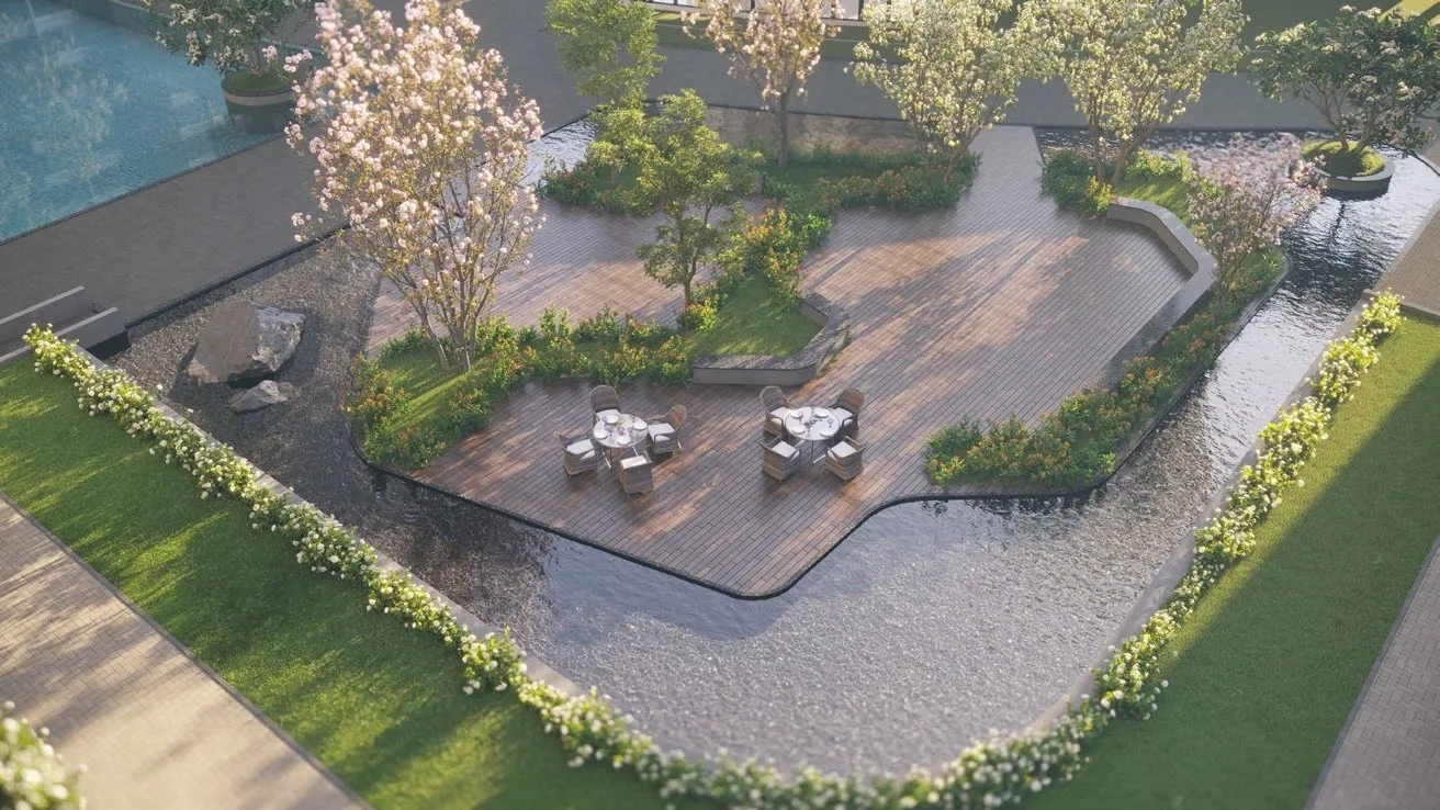 Sobha Hamptons Sit Out Area