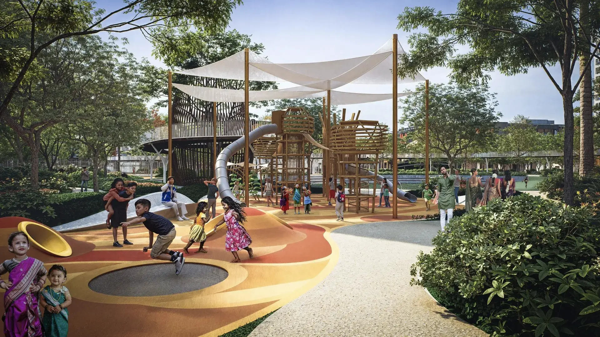 The Prestige City Indirapuram Kid's Play Area