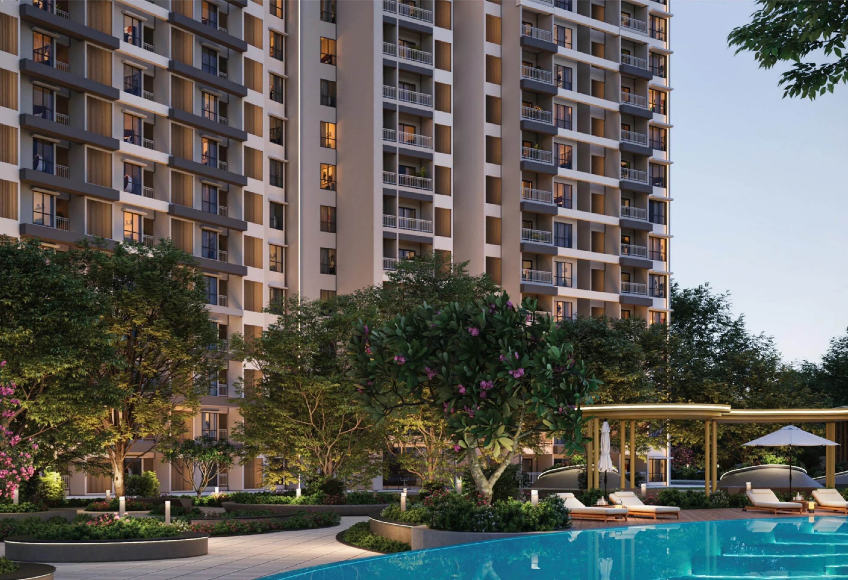 Prestige Parklane Swimming pool deck