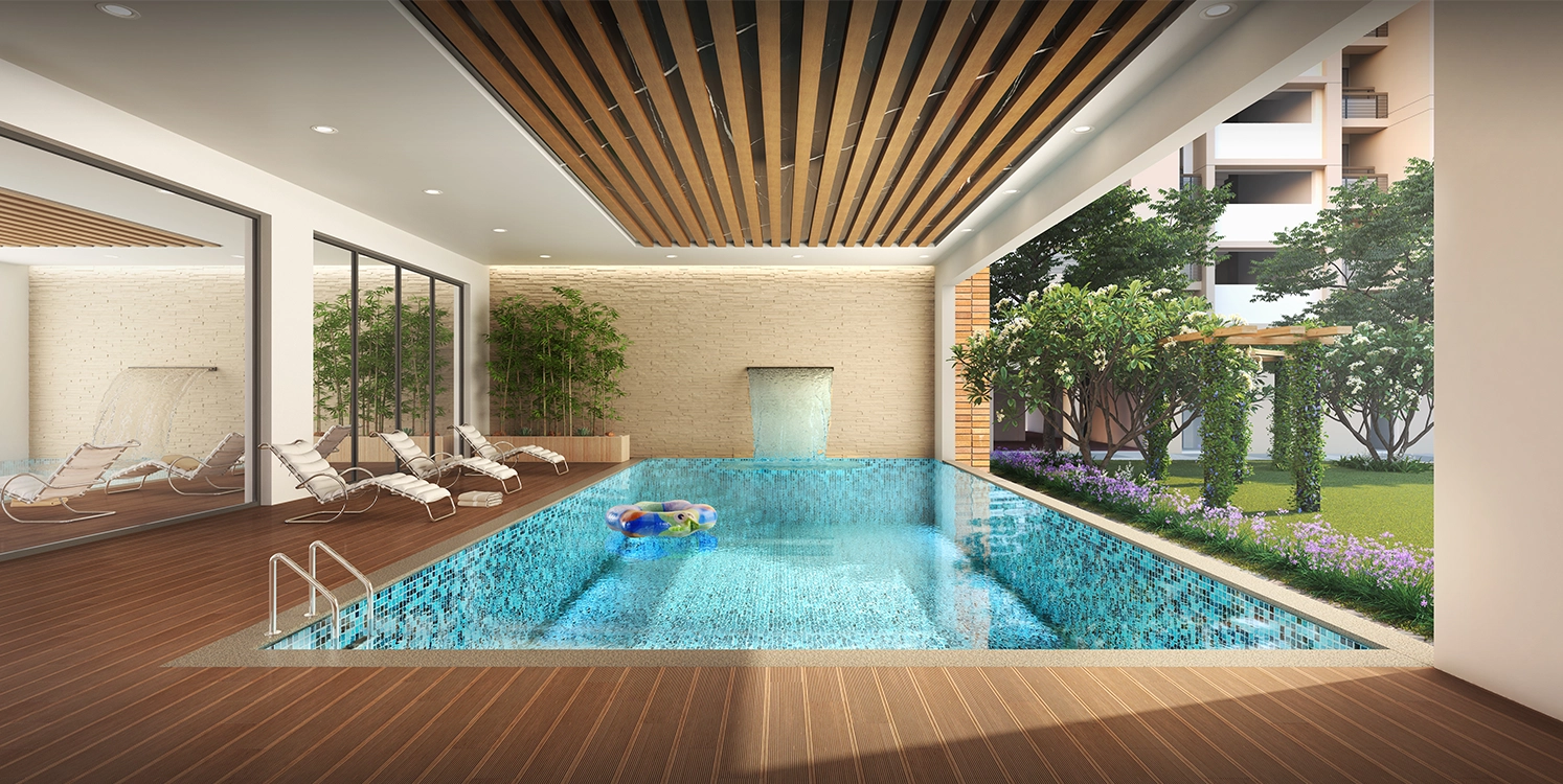 Godrej Celeste At Godrej Garden City Swimming pool