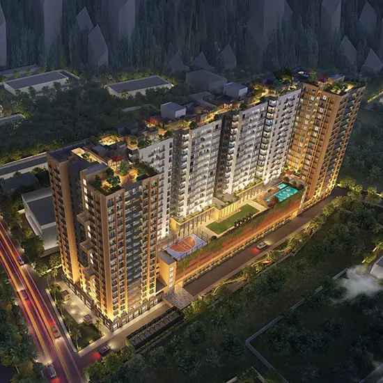Godrej Elevate at Godrej Se7en Exterior Views