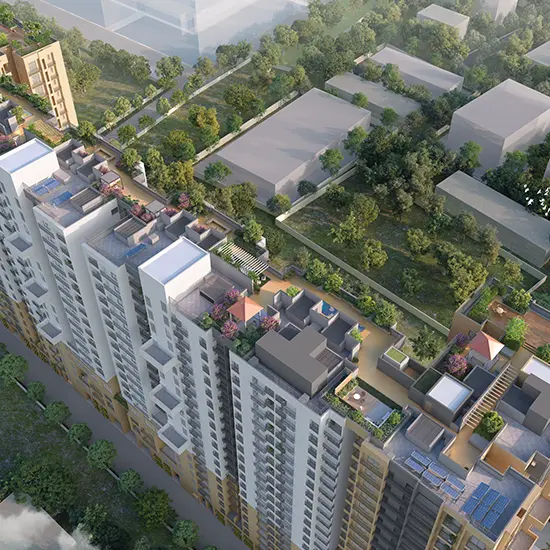 Godrej Elevate at Godrej Se7en Exterior Views