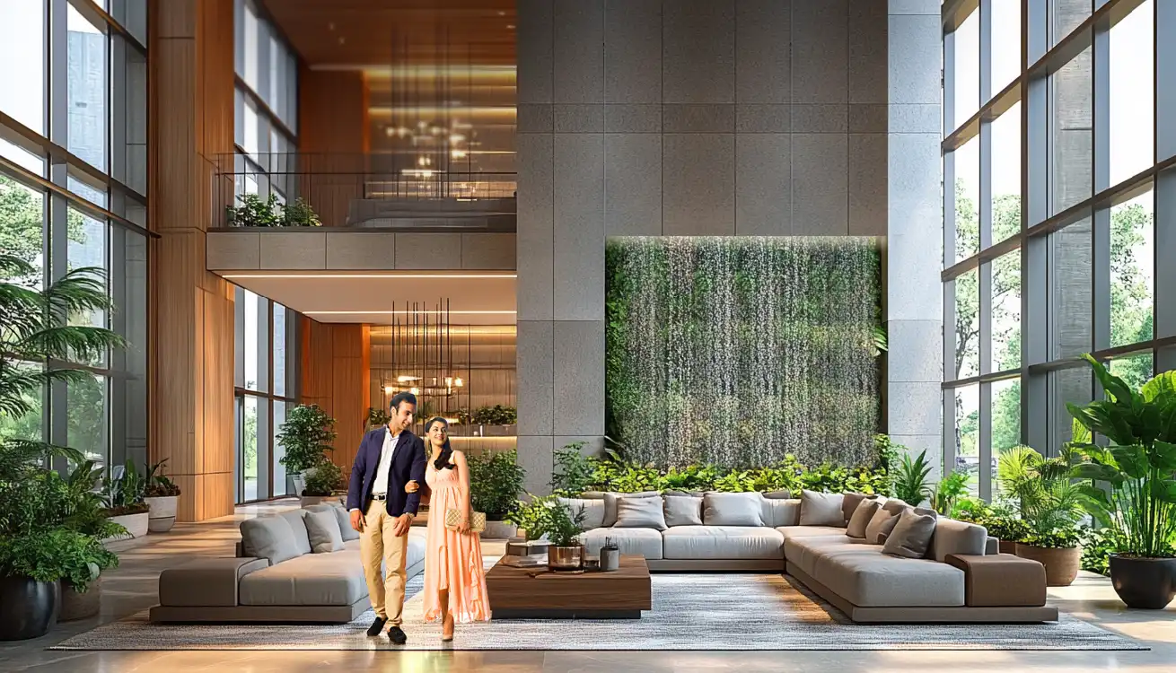 Godrej Alira Double Heighted Lobby