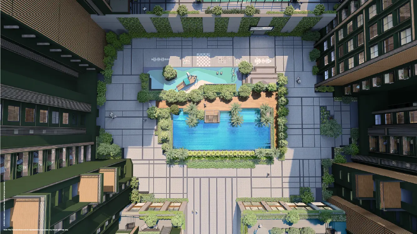 Godrej Altus Courtyard