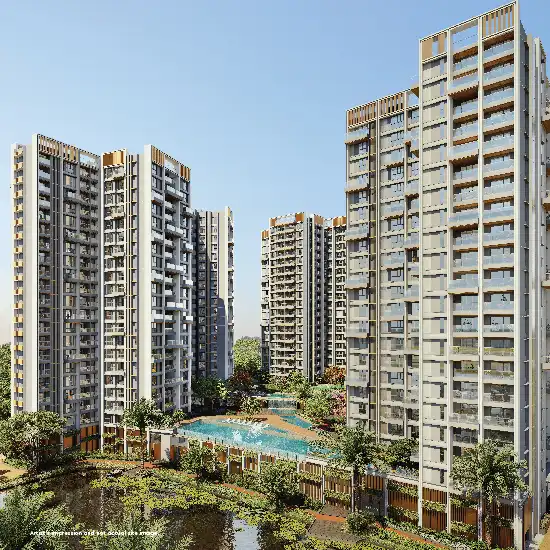 Godrej Blue DAY VIEW ELEVATION