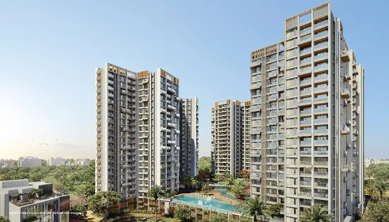 Godrej Blue DAY VIEW ELEVATIONDAY VIEW ELEVATION