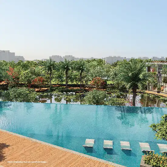 Godrej Blue INIFINITY EDGE SWIMMING POOL