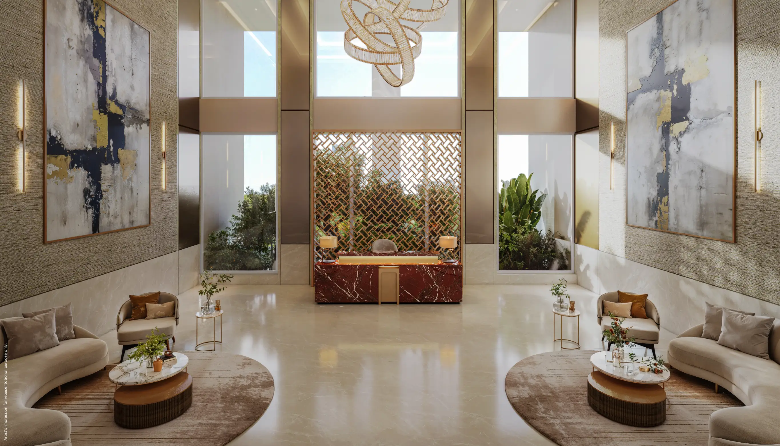 Godrej Elaris Lobby