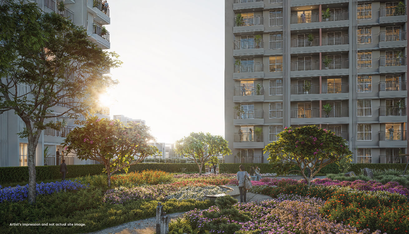 Godrej Evergreen Square Flower Garden