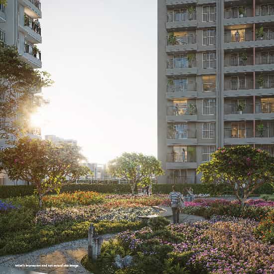 Godrej Evergreen Square Flower Garden