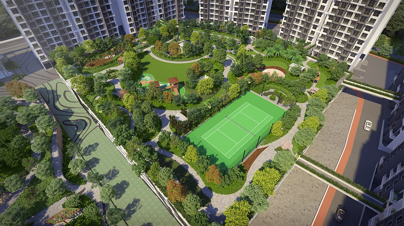 Godrej Forest Grove Aerial view