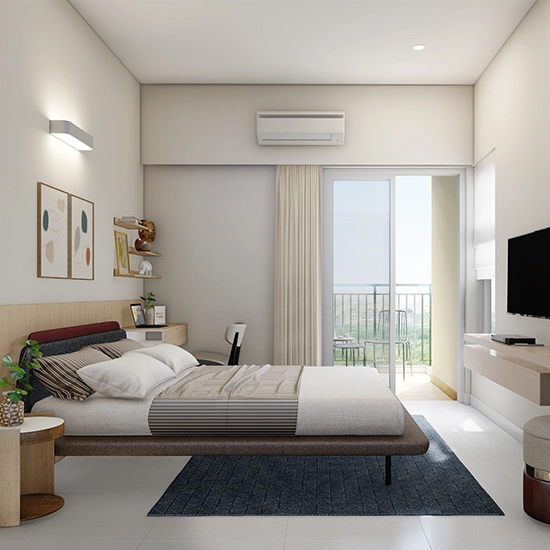 Godrej Hill Retreat Bedroom