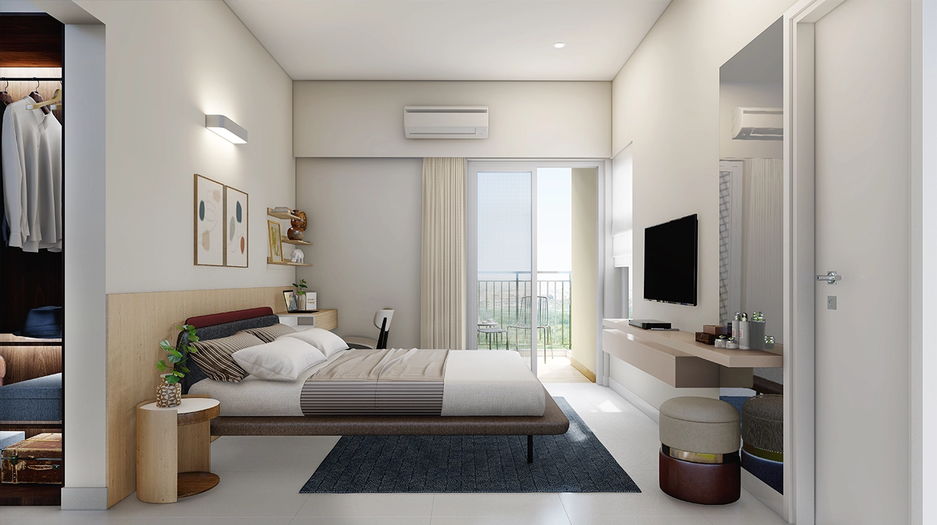 Godrej Hill Retreat Bedroom 01