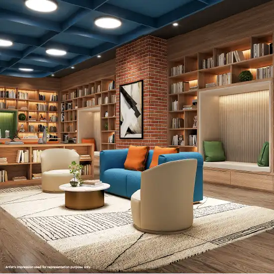 Godrej Ivara Library Area