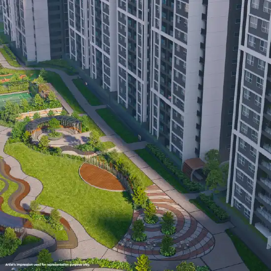 Godrej Ivara Landscape Amenities View